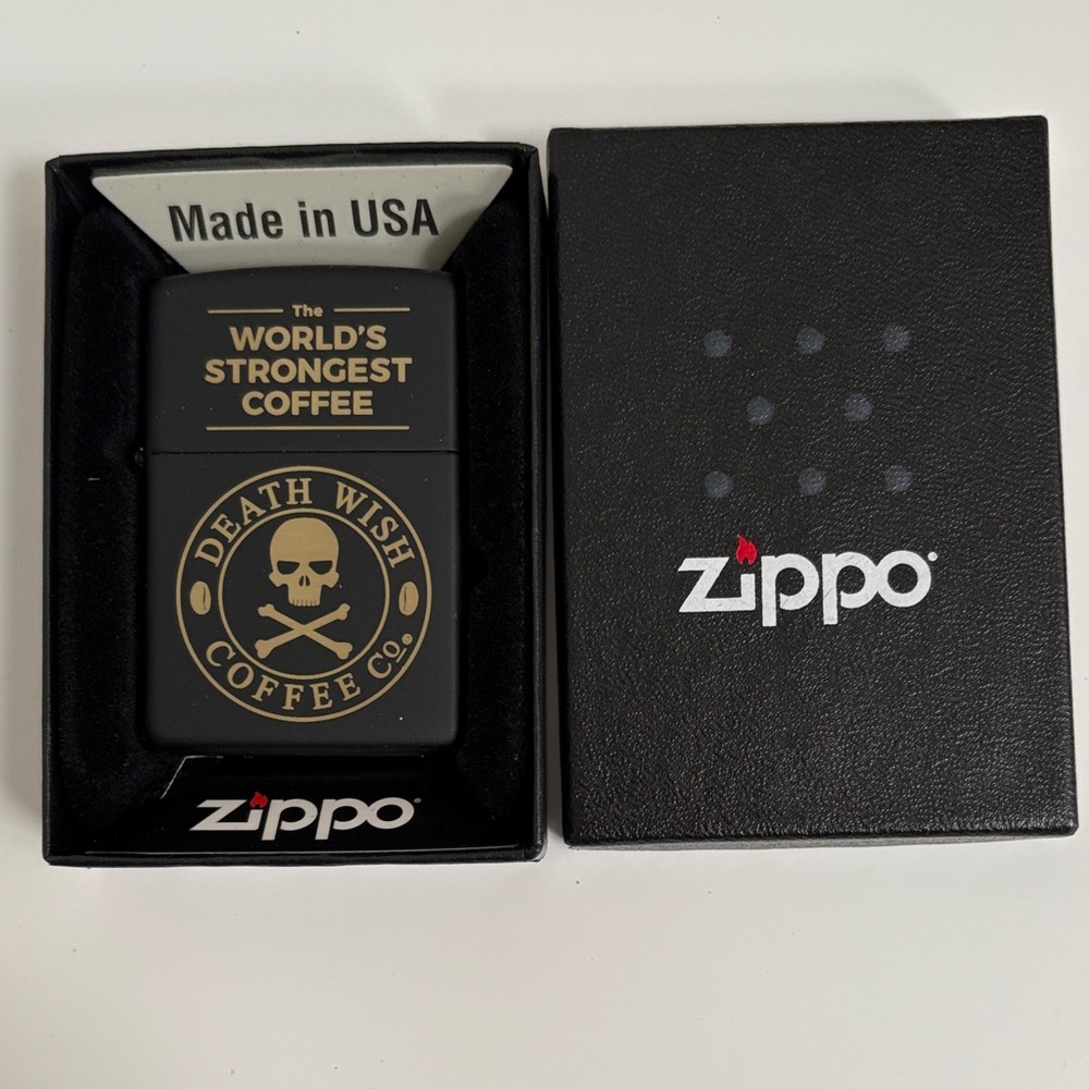 Black and Gold Lighter - Death Wish Coffee Edition 886/1000